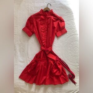 Marc Jabocs | Tomato red | Vintage dress